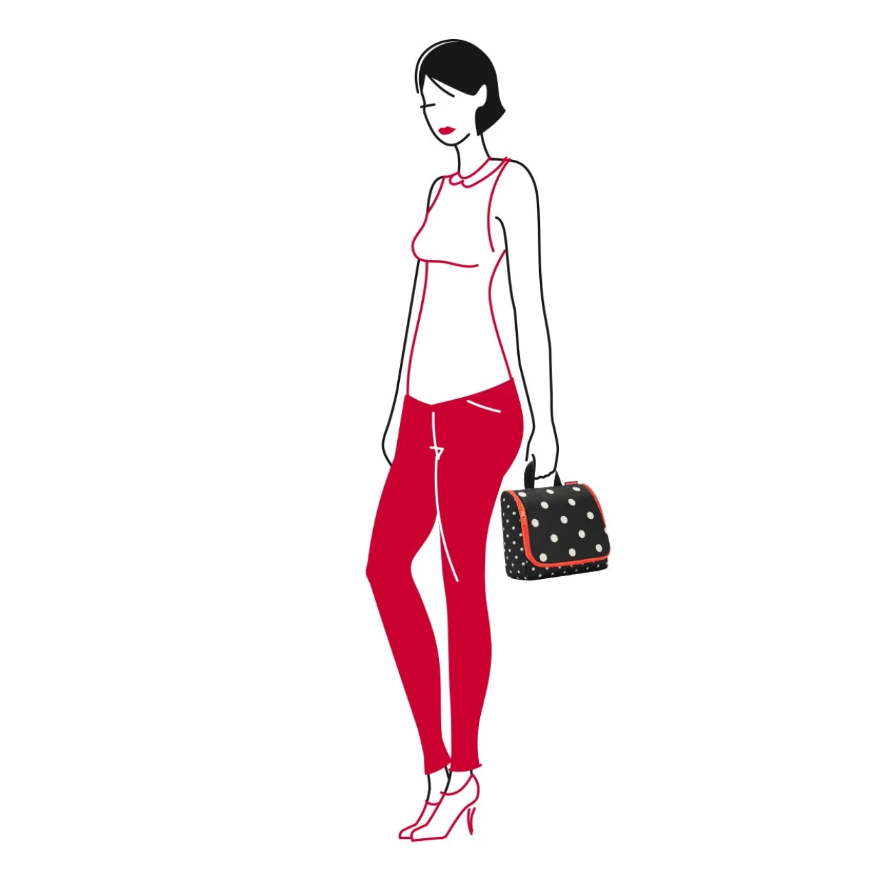 Geantă cosmetică Reisenthel Mixed Dots