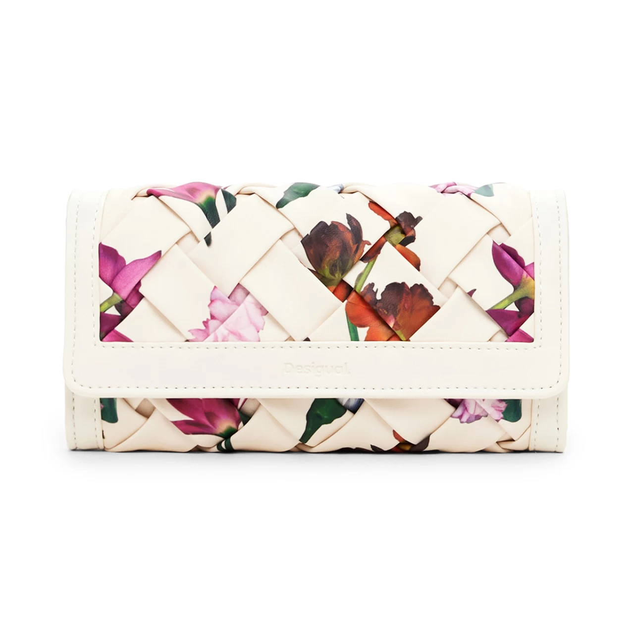 Portofel Desigual Éclat Mariona, ecru