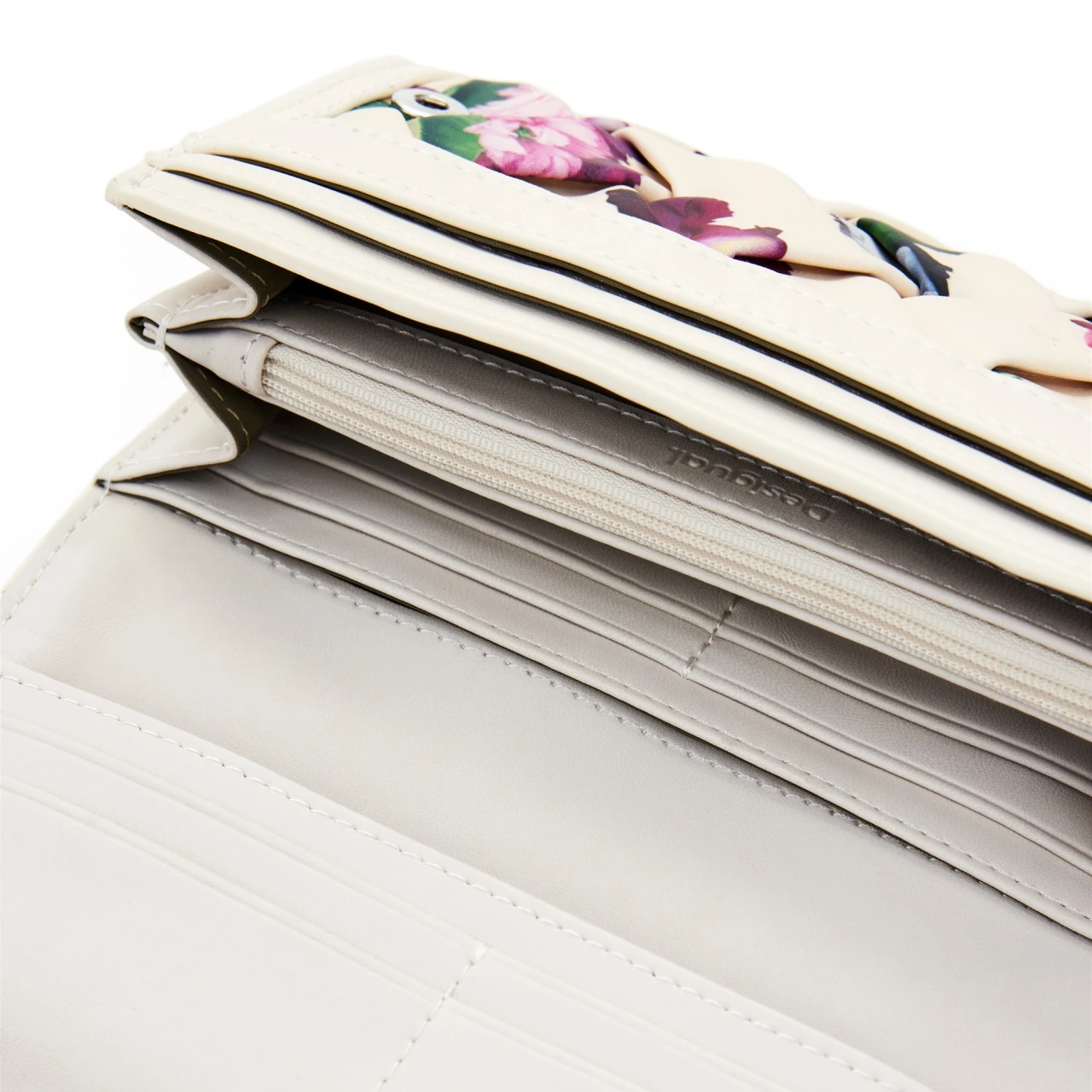 Portofel Desigual Éclat Mariona, ecru