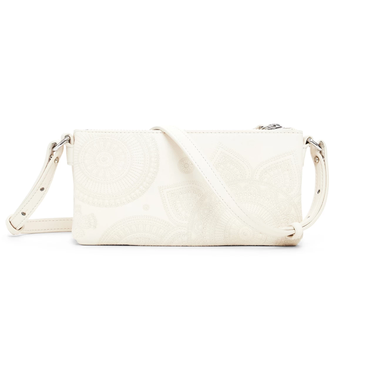 Geantă Desigual Dejavu Dortmund Baby, ecru