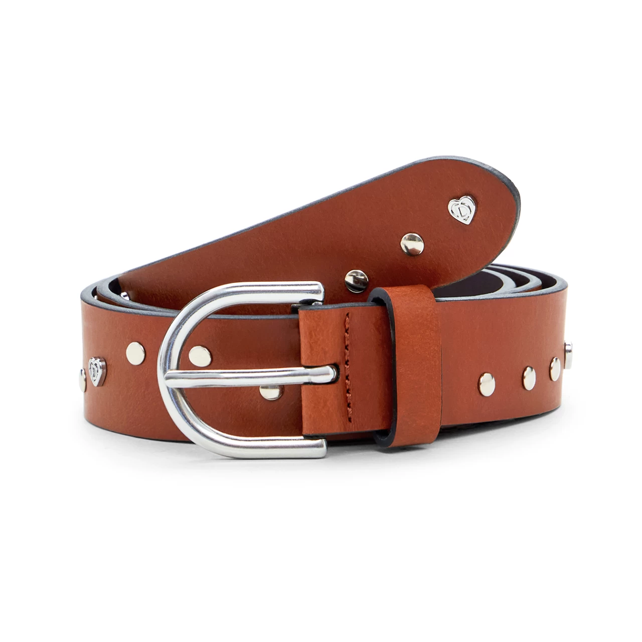 Curea Desigual Heart Studs, maro :: 90