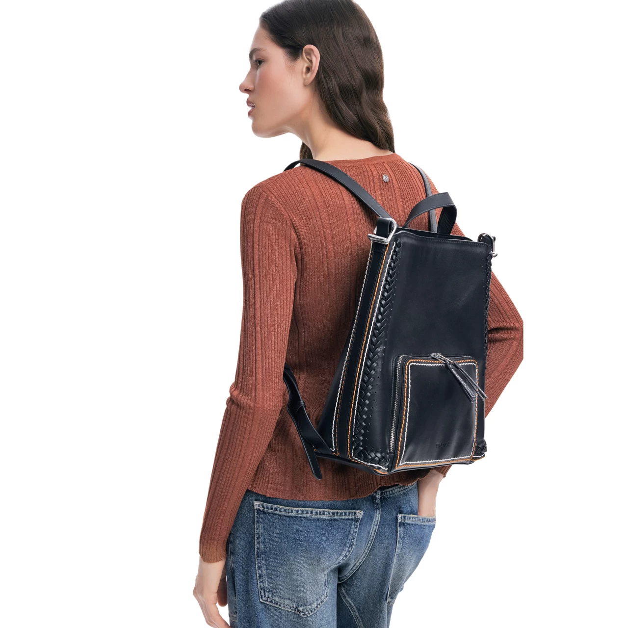 Rucsac Desigual Trama Pretoria, negru