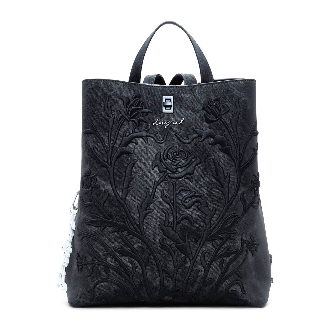 Rucsac Desigual Romeo Floral Total Black Sumy