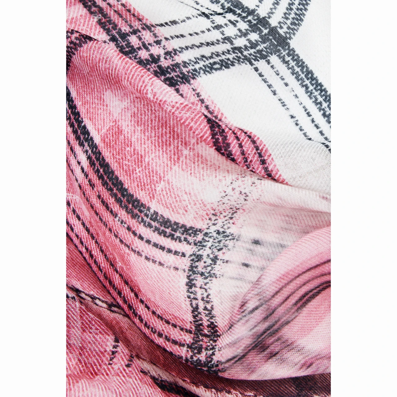 Eșarfă Desigual Grunge