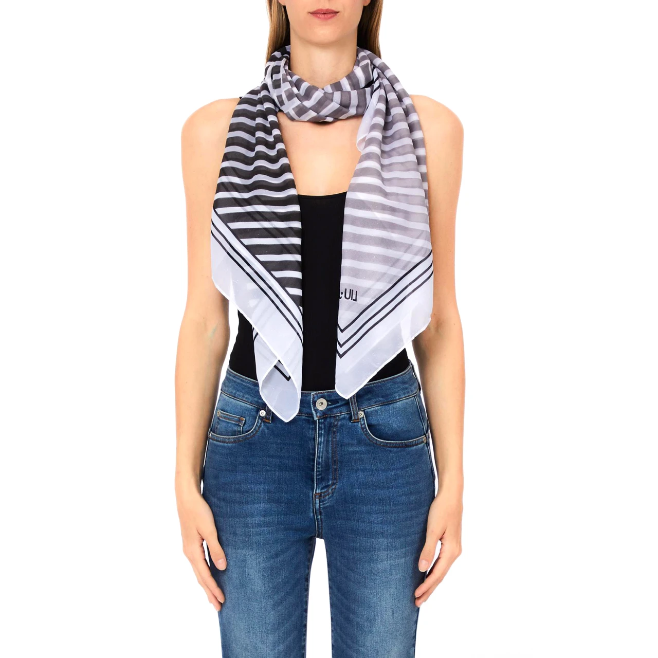 Eșarfă Liu•Jo Oval, negru