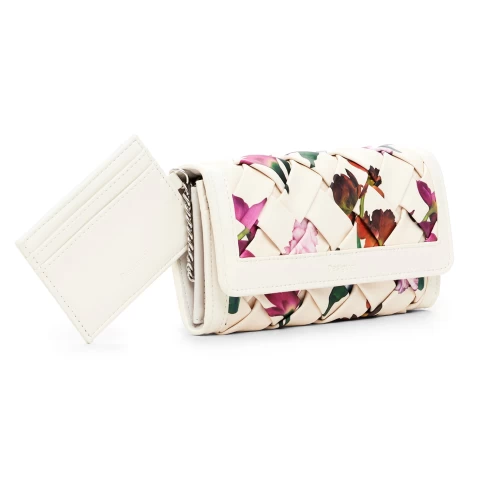 Portofel Desigual Éclat Mariona, ecru