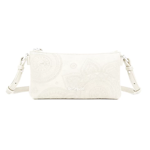 Geantă Desigual Dejavu Dortmund Baby, ecru