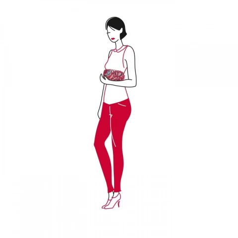 Gentuță multifuncțională Reisenthel Paisley Ruby