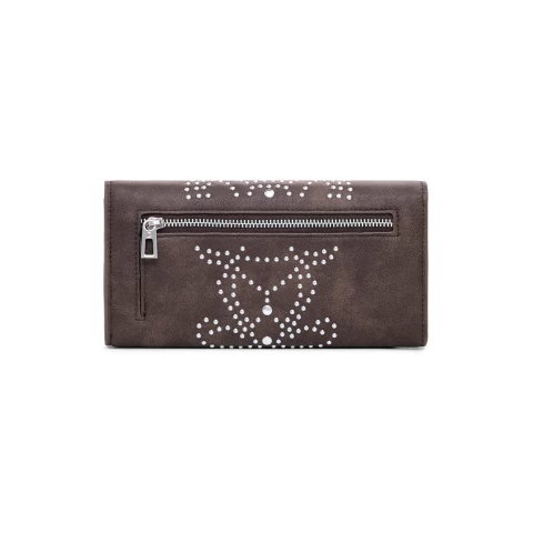 Portofel Desigual Poker Face Mariona Choco