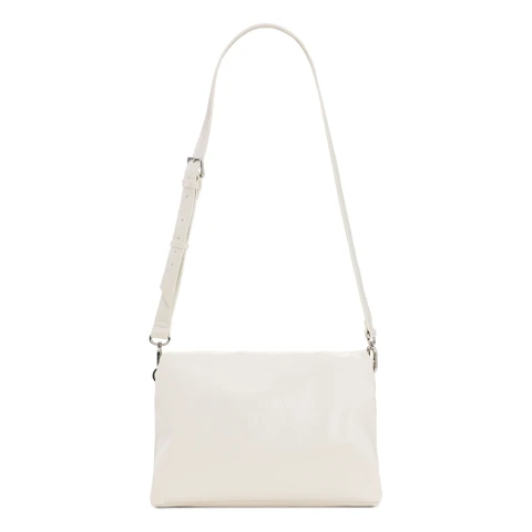 Geantă Desigual Half Logo Venecia, ecru