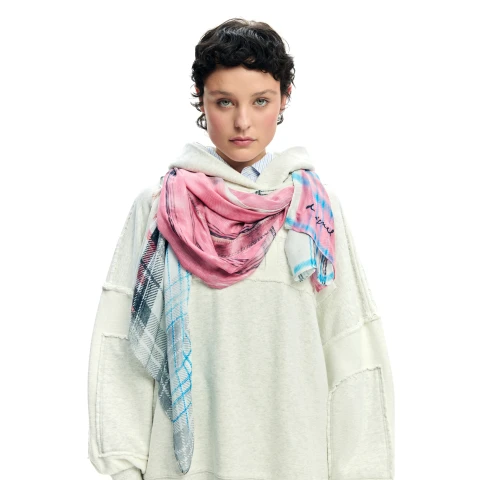 Eșarfă Desigual Grunge