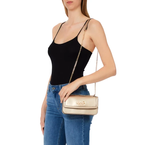 Geantă Liu•Jo Evrim, crossbody, aur