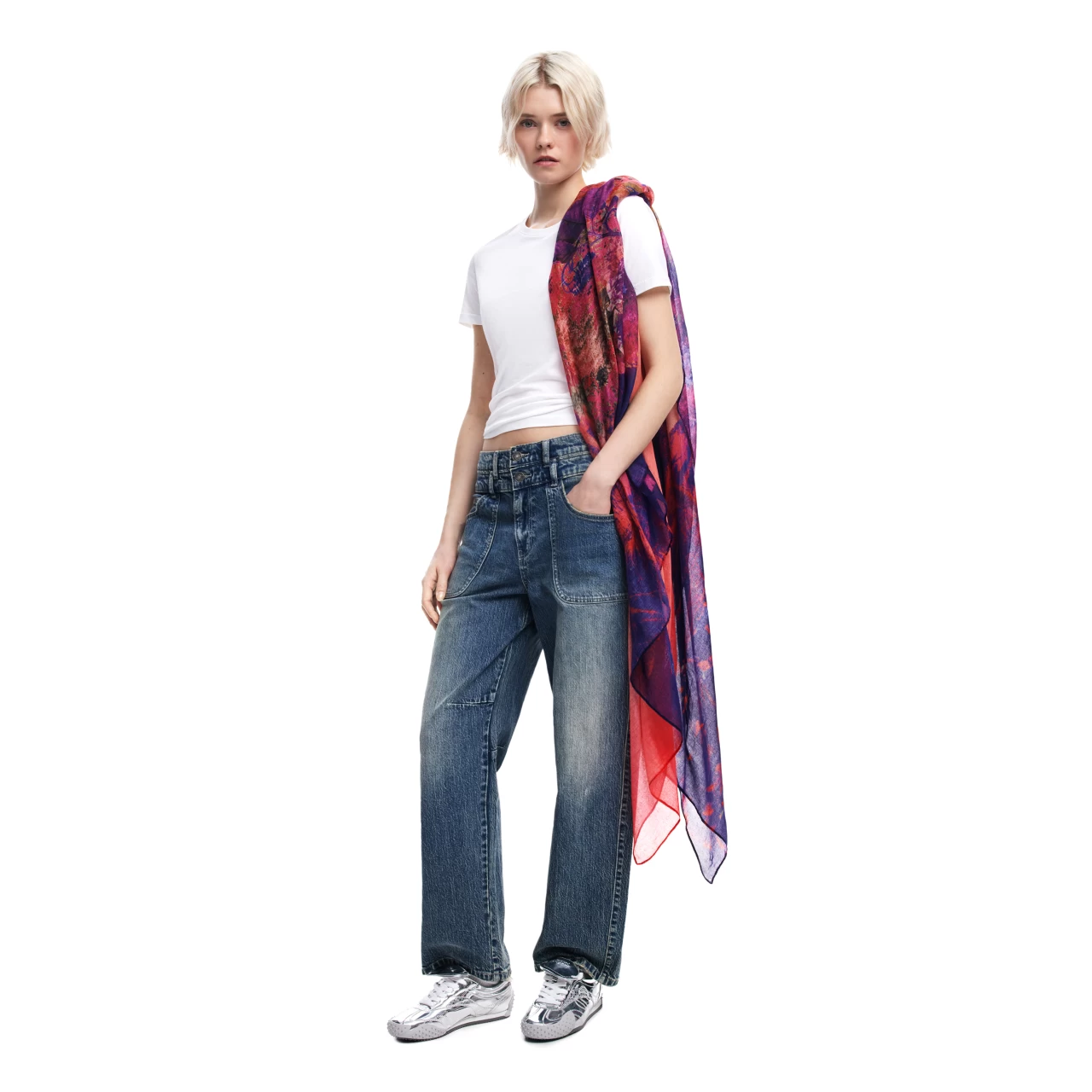 Eșarfă Desigual Bali Lacroix