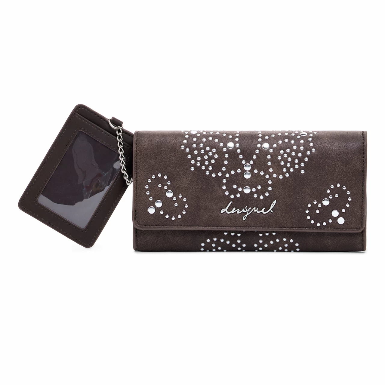 Portofel Desigual Poker Face Mariona Choco