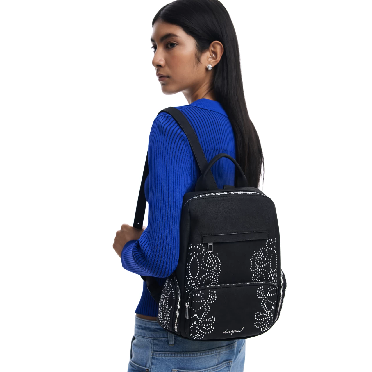 Rucsac Desigual Poker Face Chester Mini Black