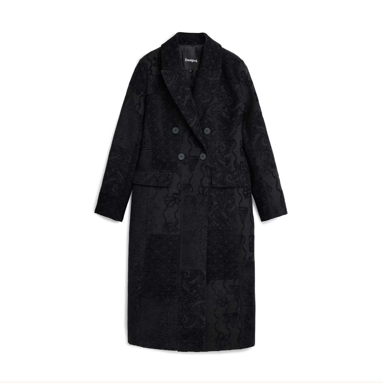 Palton  Desigual Patch Black :: L