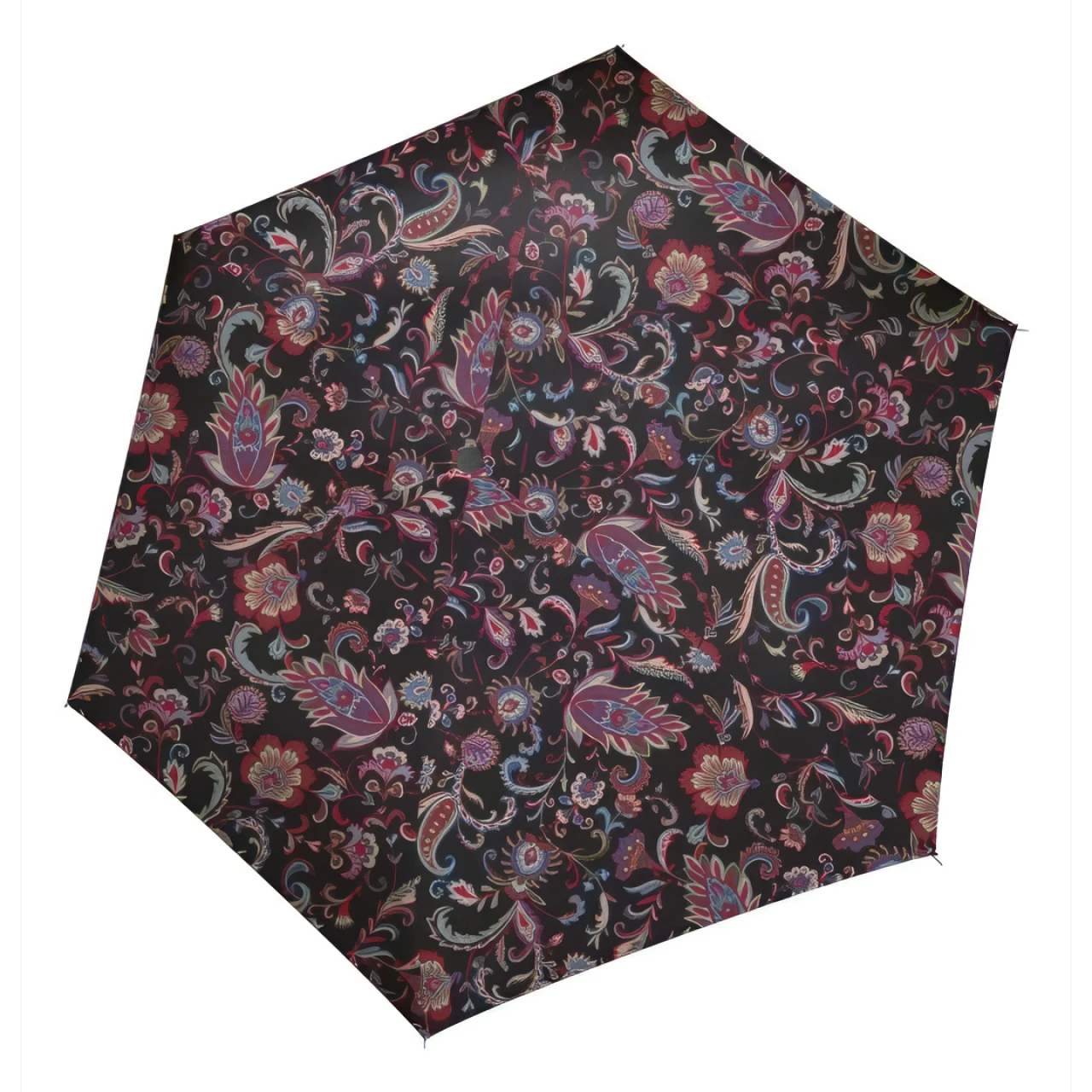 Umbrelă pliabilă, manuală Reisenthel Paisley Black