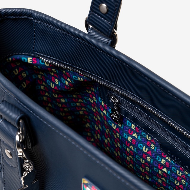 Geantă de damă Desigual Colorama Maxton bleumarin