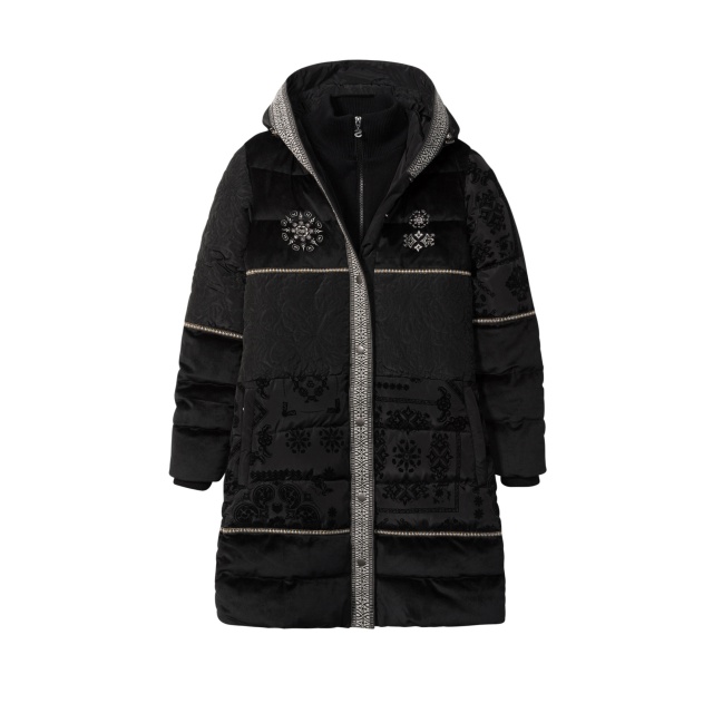 Geacă pentru femei Desigual Padded Noa negru :: 46