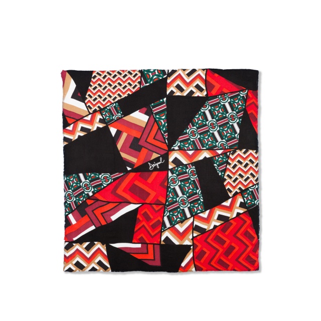 Fular Desigual Cuadrado Patch