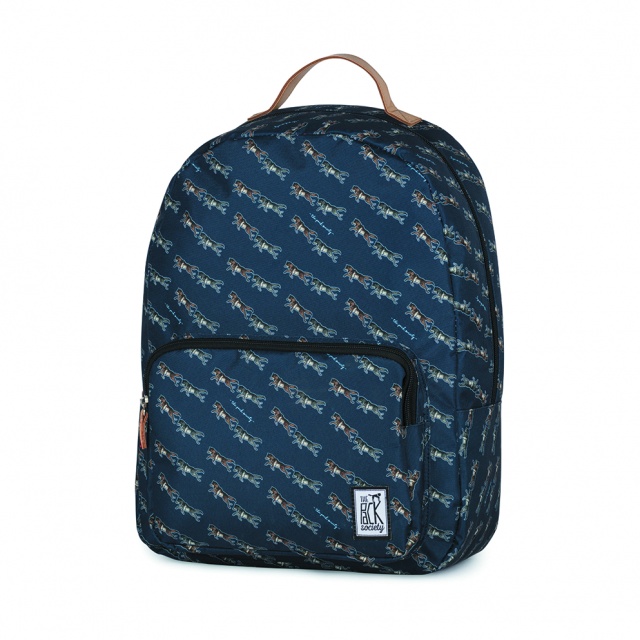Rucsac clasic The Pack Society Dark Blue Wolf
