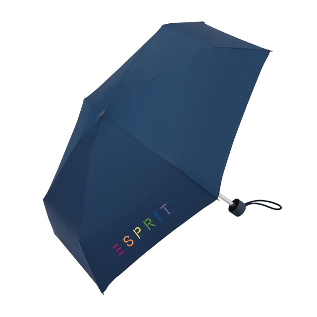 Umbrelă manuală, pliabilă Esprit Ultra Mini, cu logo colorat