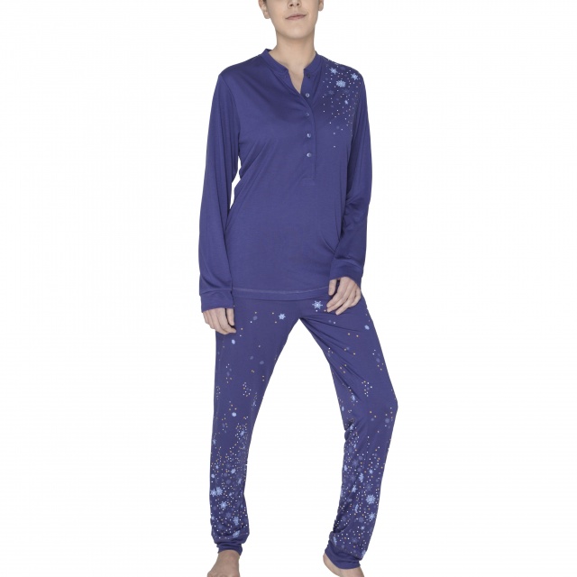Pijama damă Hajo cu fulgi de nea :: 40/42