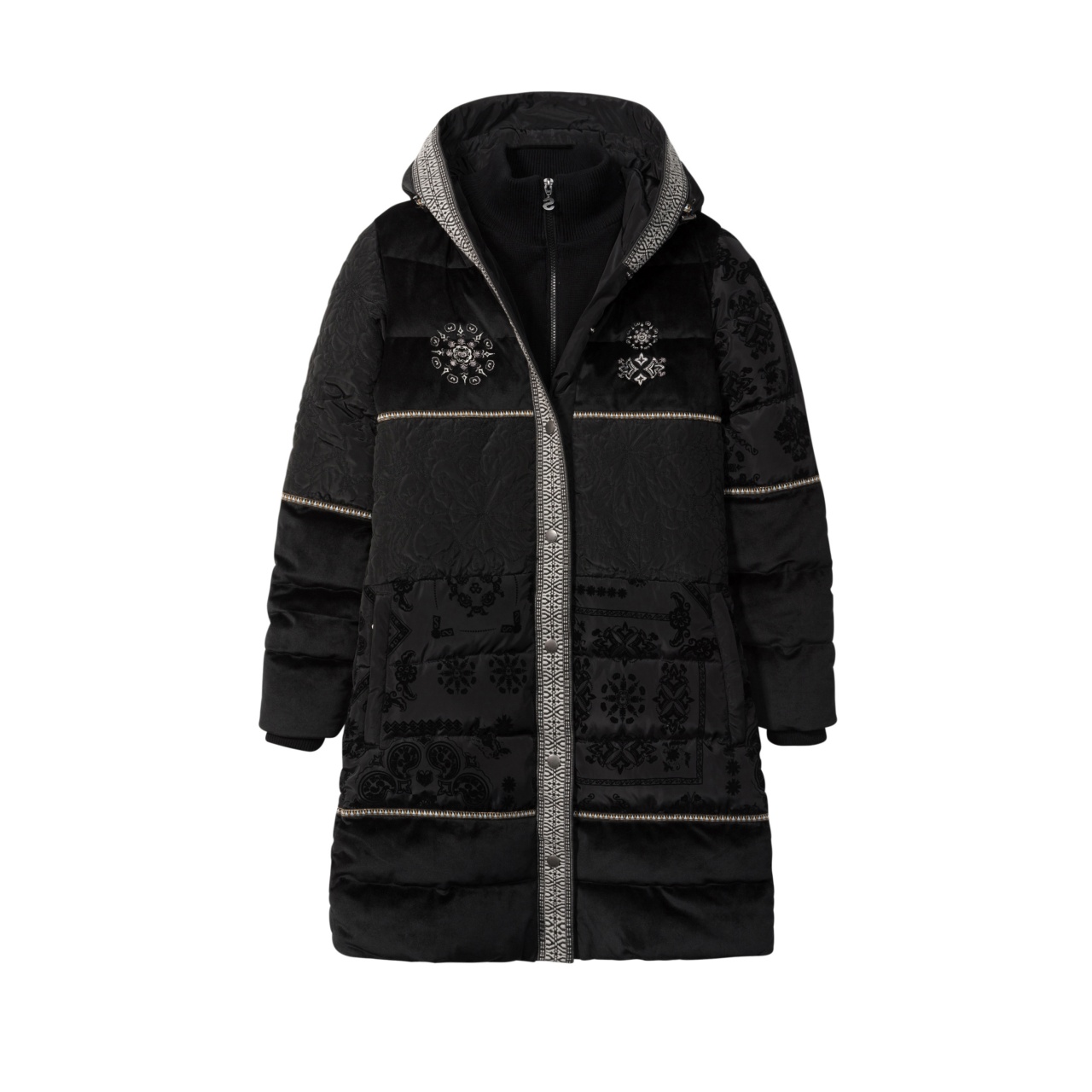 Geacă pentru femei Desigual Padded Noa negru :: 46