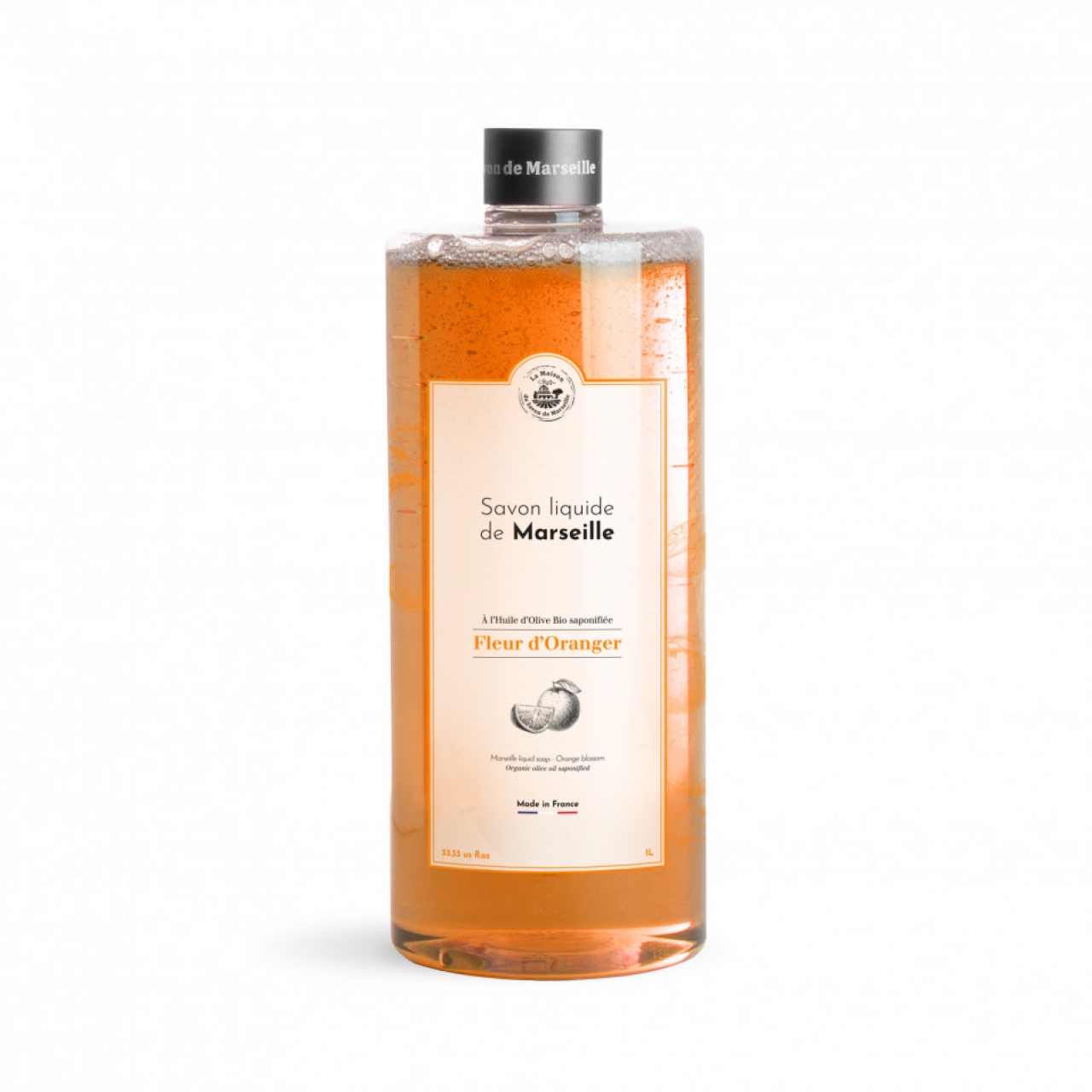Săpun lichid de Marsilia – floare de portocal, 1 l