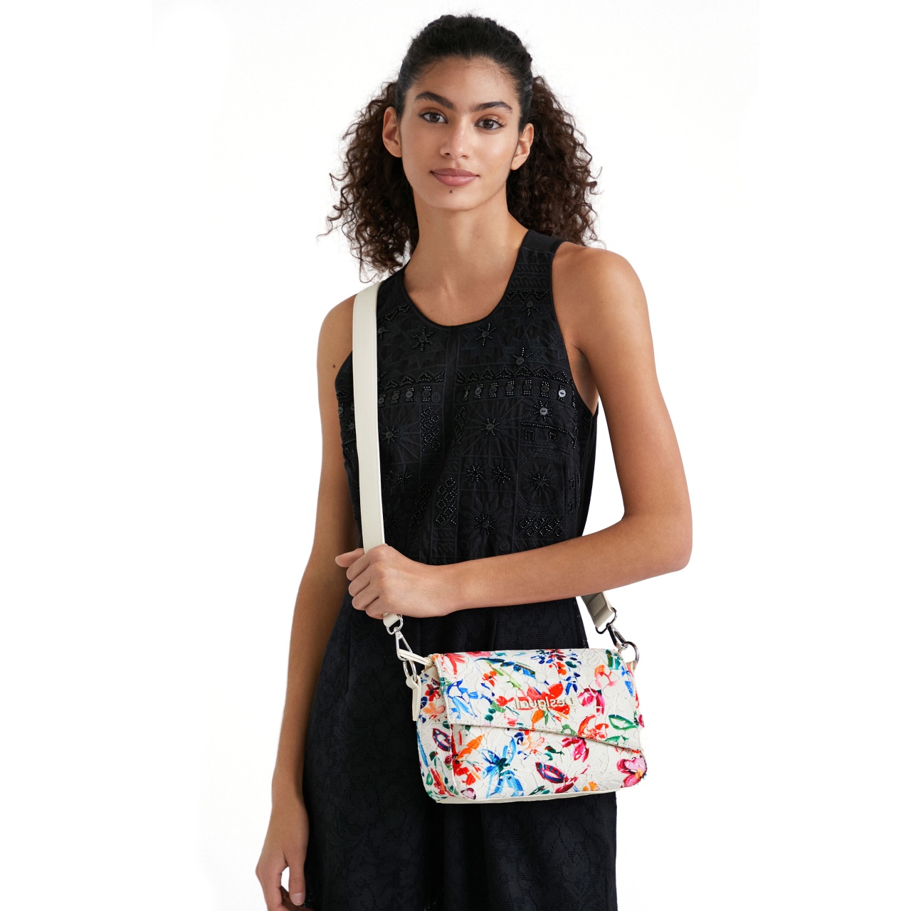 Geantă Desigual Vision Lace Phuket Mini