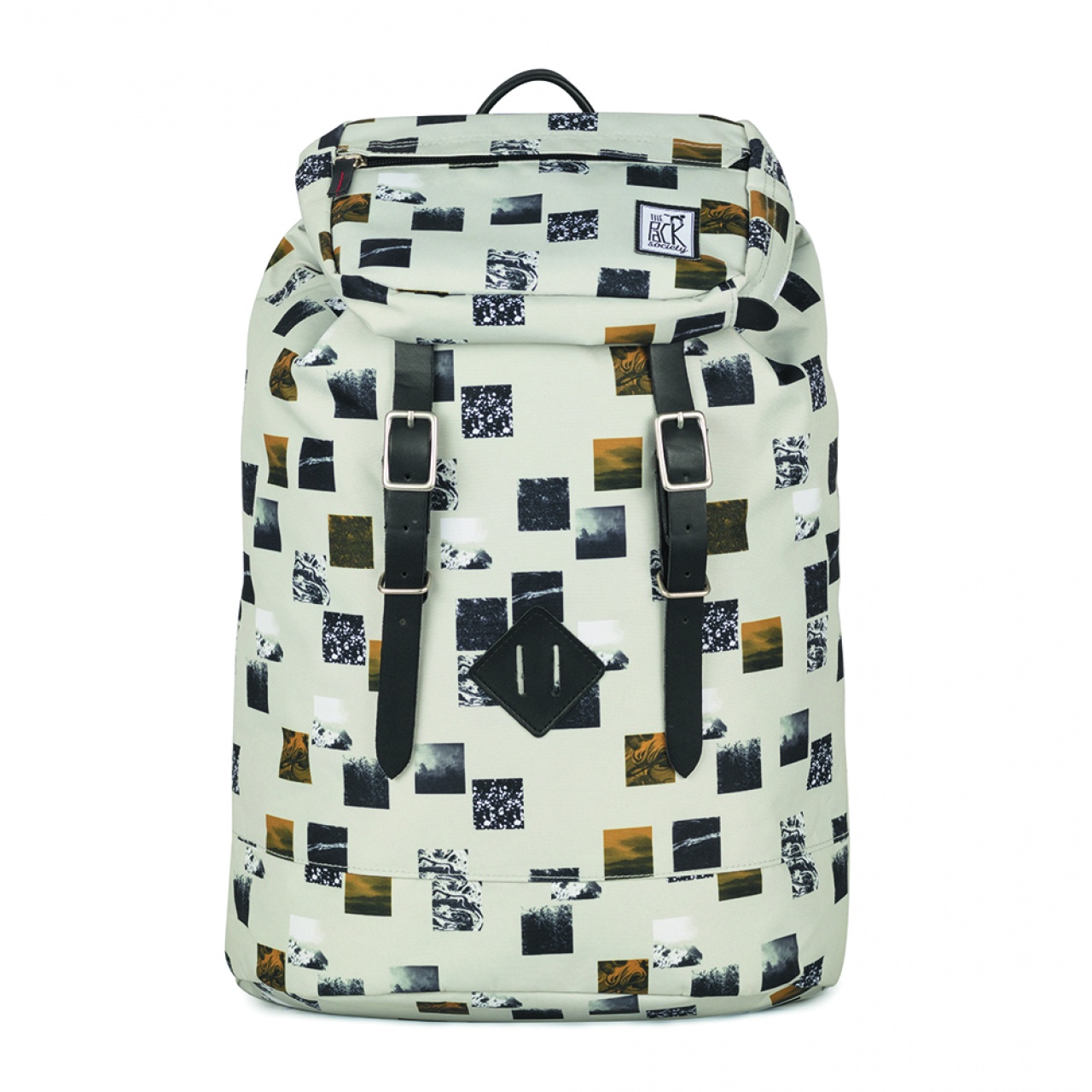 Rucsac mare The Pack Society Beige Blocks